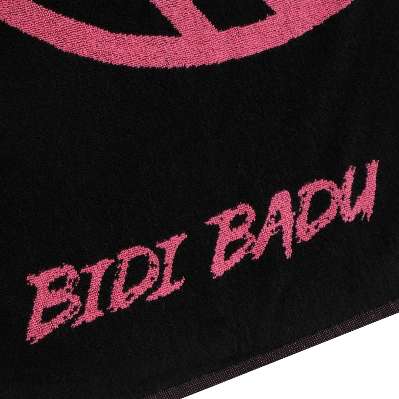 Badehandtuch 50x100cm Handtuch -schwarz,pink