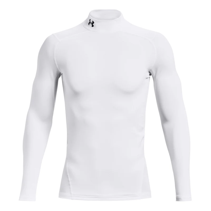 Coldgear Comp Mock Longsleeve Herren-Weiß