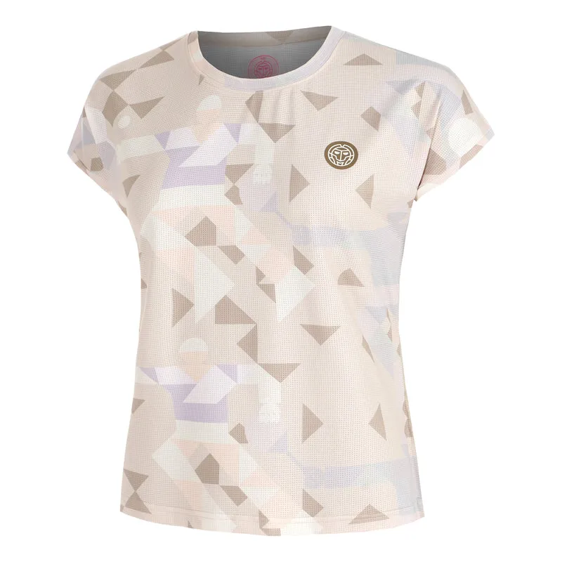Paris 2025 T-Shirt Damen-Beige
