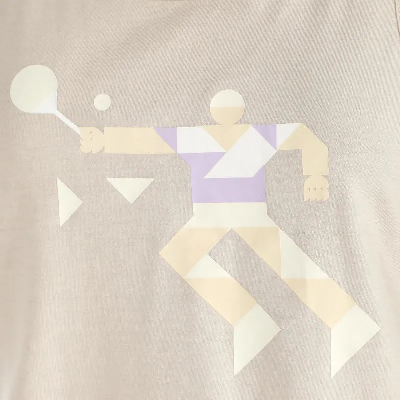 Paris 2025 Chill Tank-Top Mädchen-Beige