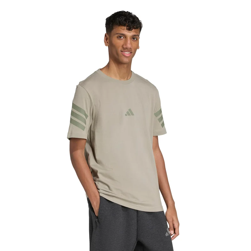 3Stripes Regular T-Shirt Herren-beige