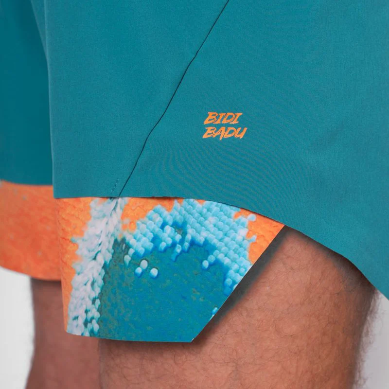 Melbourne 2025 7inch Shorts Herren-Petrol,Orange