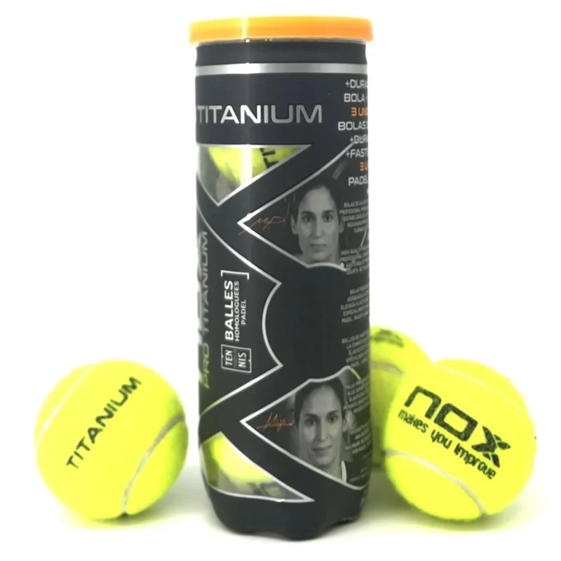 Nox Pro Titanium Padel Balls (3 pcs.)