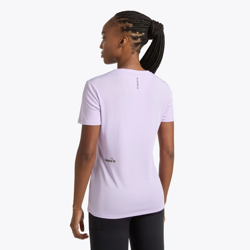 Run T-Shirt Damen - flieder