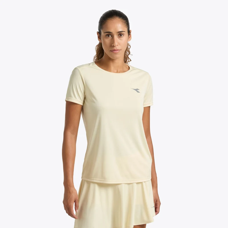 Court T-Shirt Damen - beige