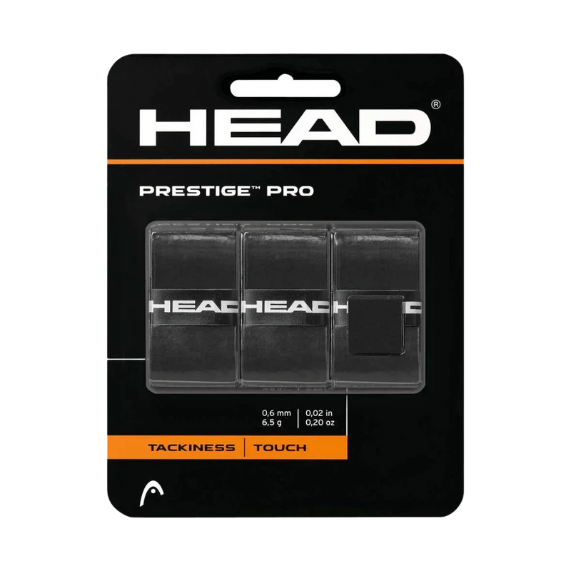 HEAD Prestige Pro Overgrips 3er Pack Griffbänder Schwarz
