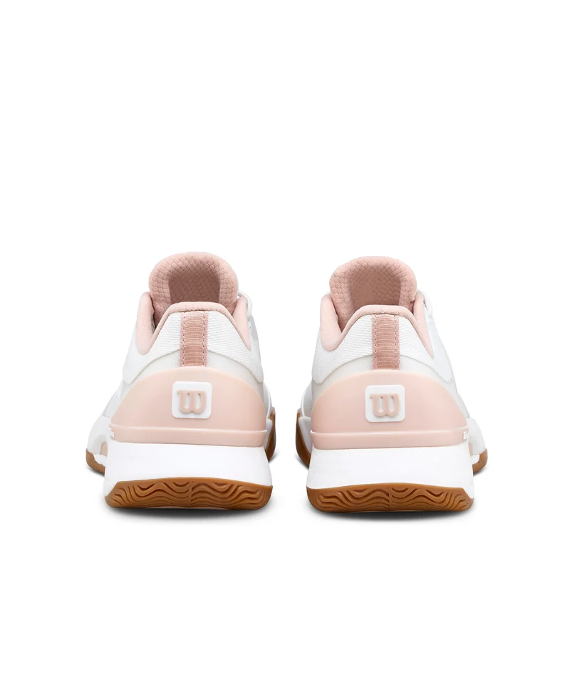 Wilson Intrigue Tour All Court Tennis Shoes (Ladies) - White/Cameo Rose/Gum