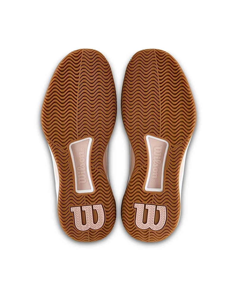 Wilson Intrigue Tour All Court Tennis Shoes (Ladies) - White/Cameo Rose/Gum