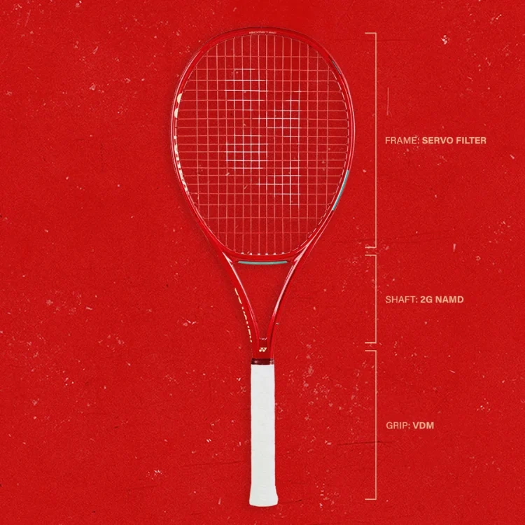 Yonex VCORE 98 (2026) Performance Tennis Racket - Ruby Red (UNSTRUNG)