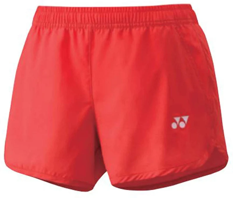 Yonex 25030 Women's Tournament Style Shorts (Red)