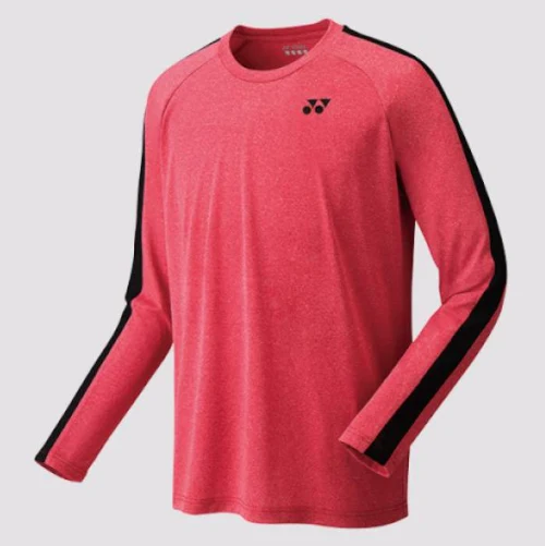 Yonex 16382 Men's Performance Long Sleeve T-Shirt (Red)
