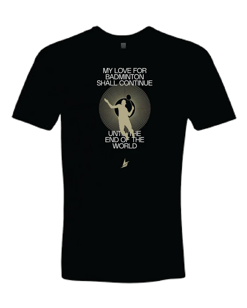 Yonex 16564 Lin Dan Tribute Limited Edition Men's T-Shirt (Black)