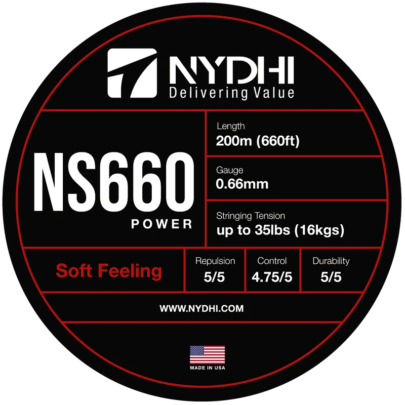 Nydhi NS660 Power (Repulsion) Badminton String Reel (200m)