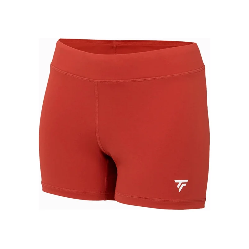 Tech Kleid Damen - rotorange, weiß