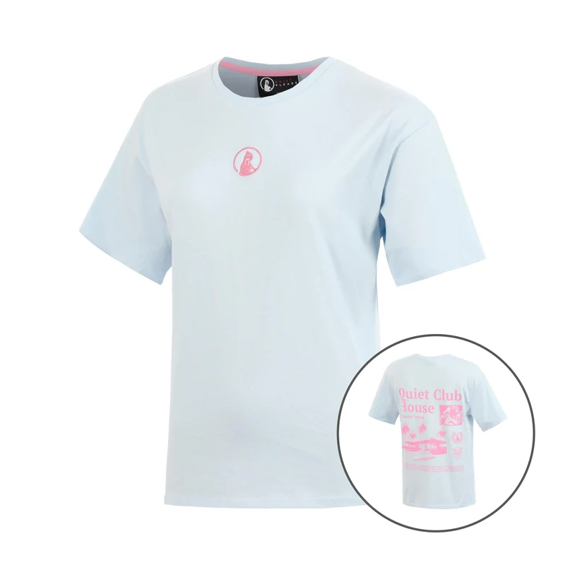 Club House Loose Fit T-Shirt Kinder - hellblau
