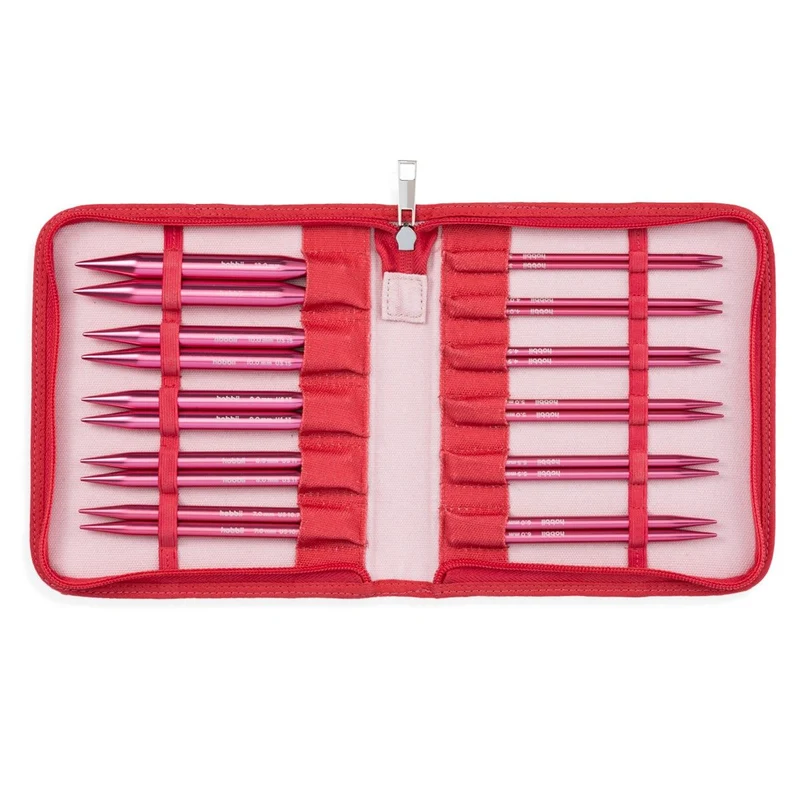 Stellar austauschbares Rundstricknadel-Set Deluxe – Coral
