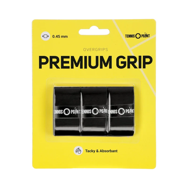 Premium Grip 3er Pack-Schwarz