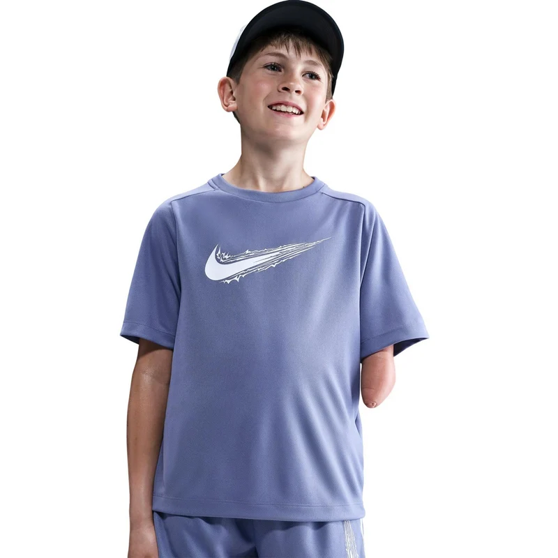Dri-Fit Multi T-Shirt Kinder-Blaugrau