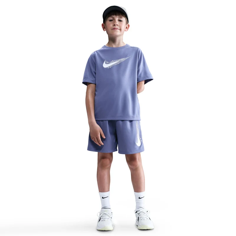 Dri-Fit Multi T-Shirt Kinder-Blaugrau