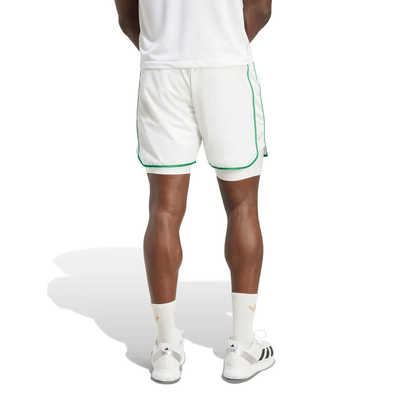 7in Shorts Herren-Weiß,Grün