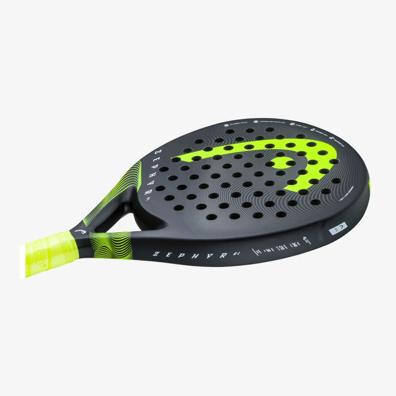 Head Zephyr Ultralight 2023 Padel Racket (Black/Yellow)