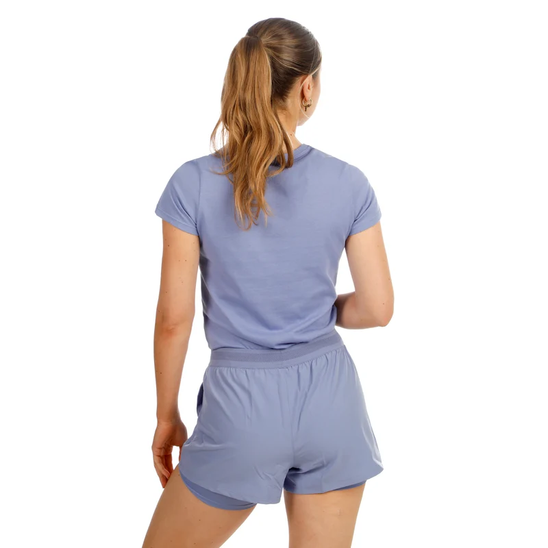 Glow Rematch 2In1 Shorts Damen - blau