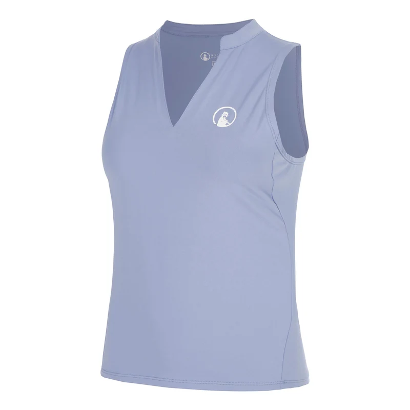 Glow Slice Tank-Top Damen - blau