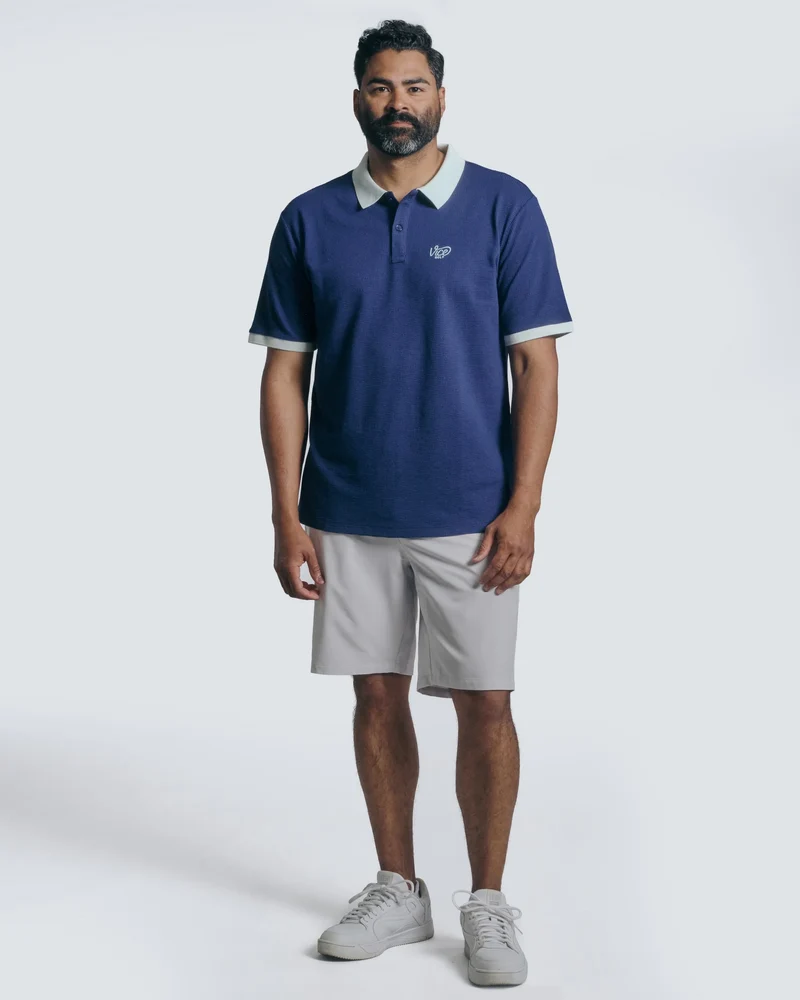 Vice Golf Waffle Polo