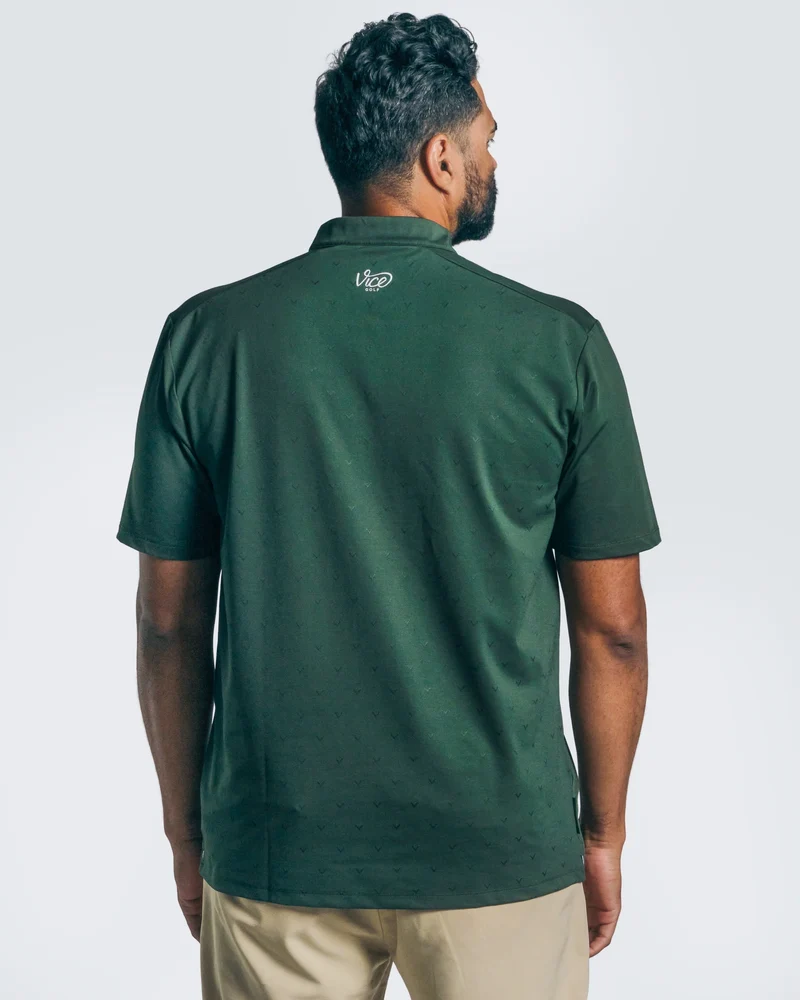 Vice Golf Camo Quarter Zip Polo