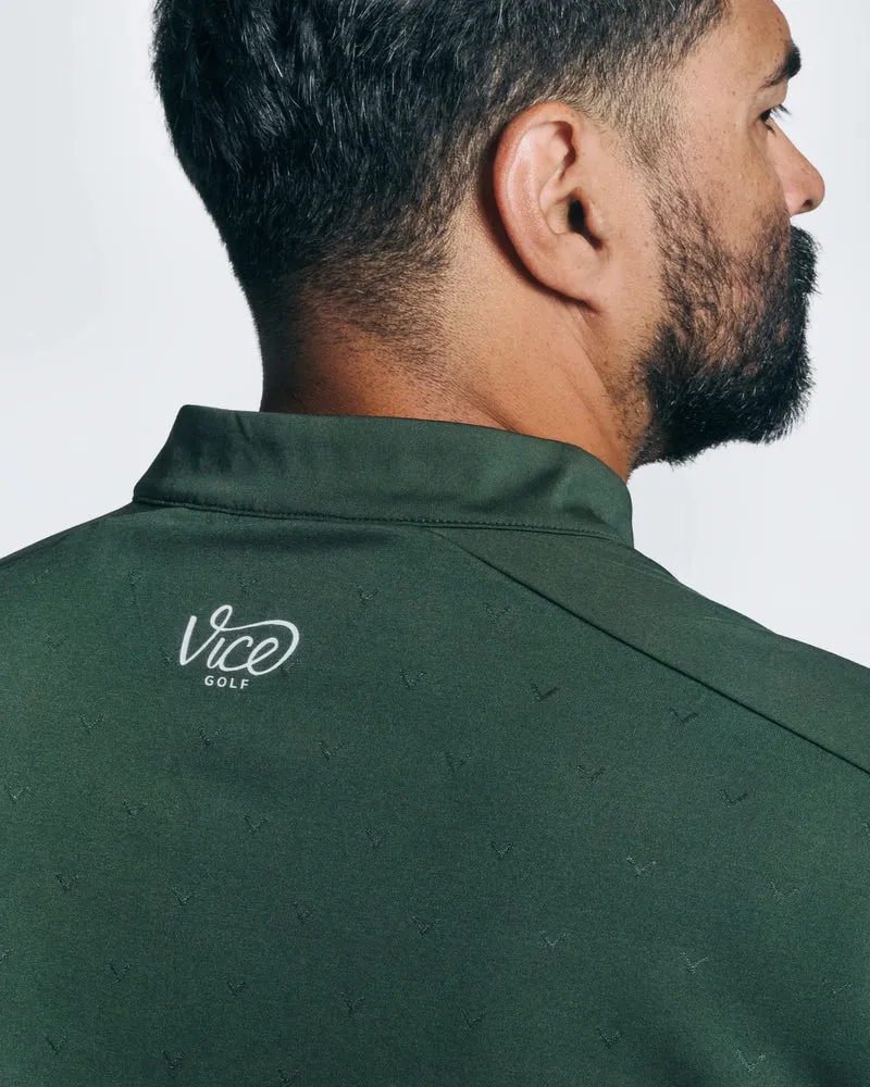 Vice Golf Camo Quarter Zip Polo