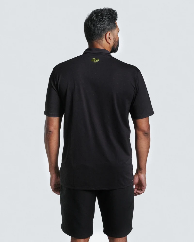 Vice Golf Camo Quarter Zip Polo