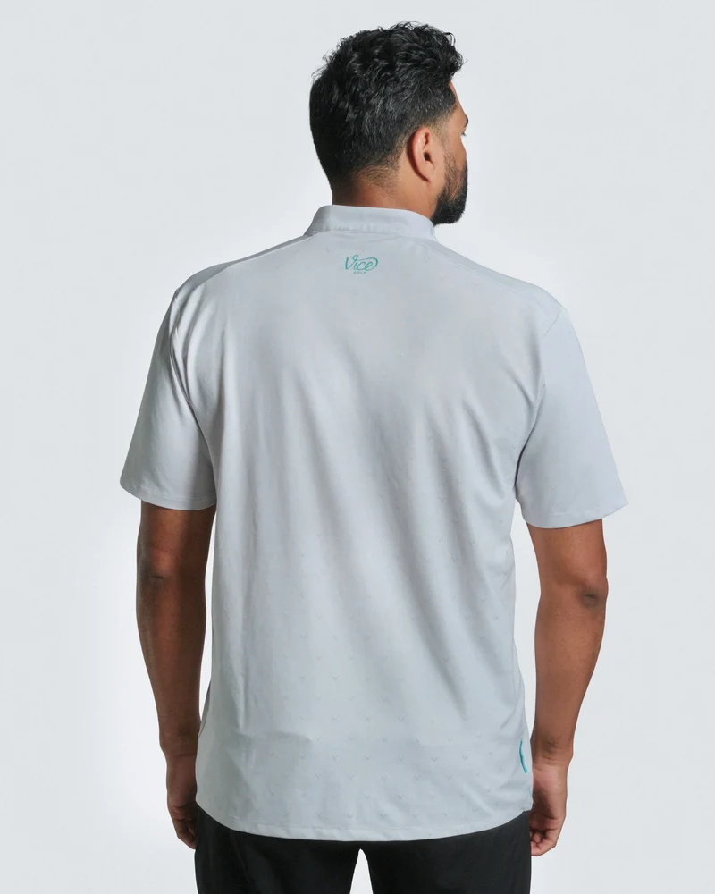 Vice Golf Camo Quarter Zip Polo