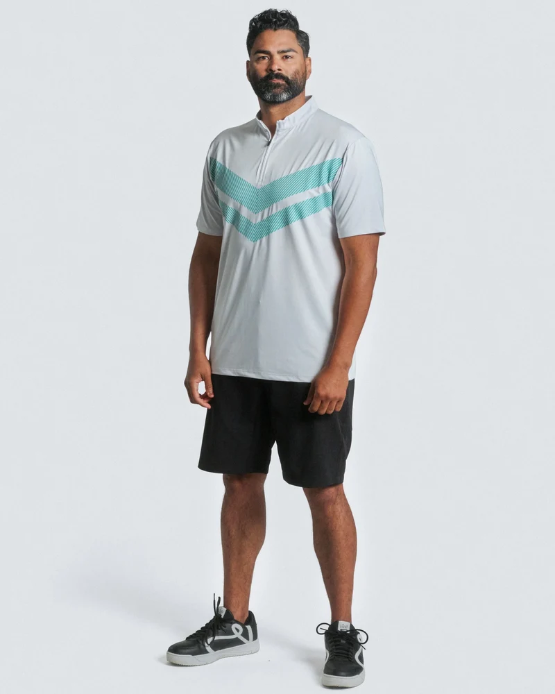 Vice Golf Camo Quarter Zip Polo