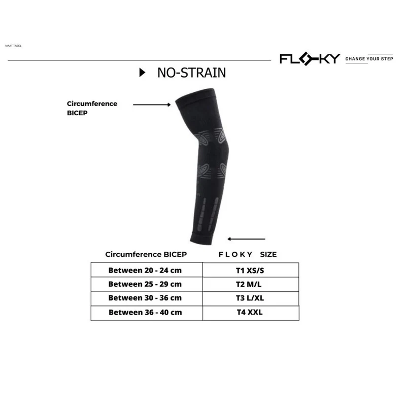 Floky Armsleeve No Strain Evolution 1-Pack Wit
