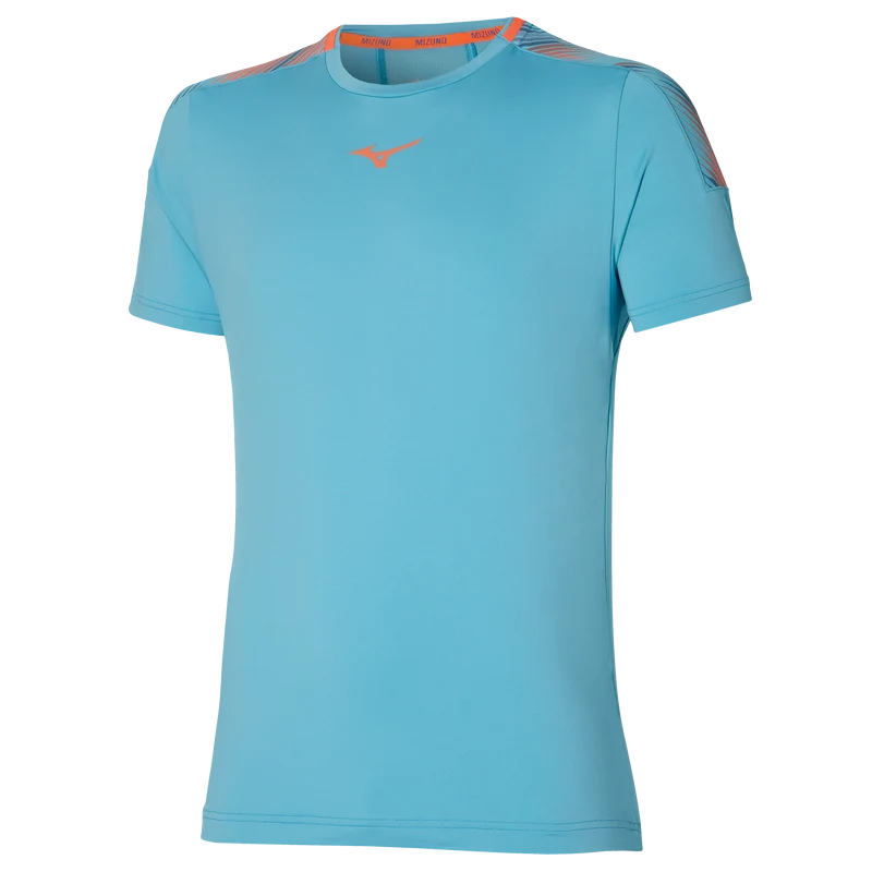 Mizuno Shadow Tee (Maui Blue)