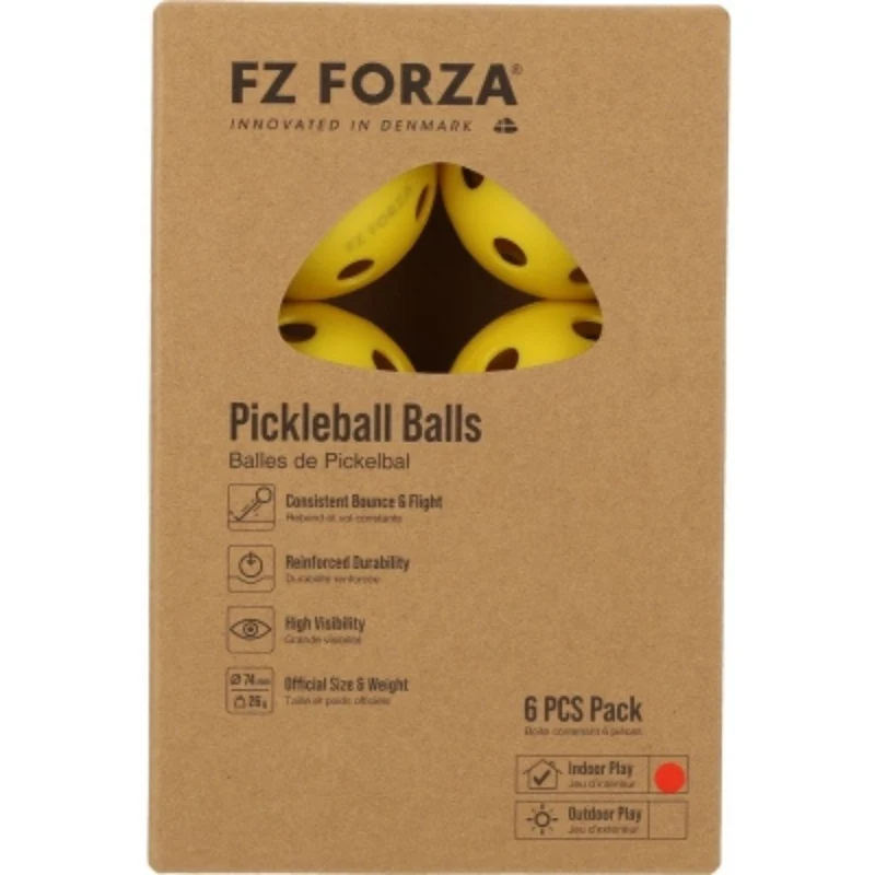 FZ Forza Indoor Pickleball Balls (6-Pack)