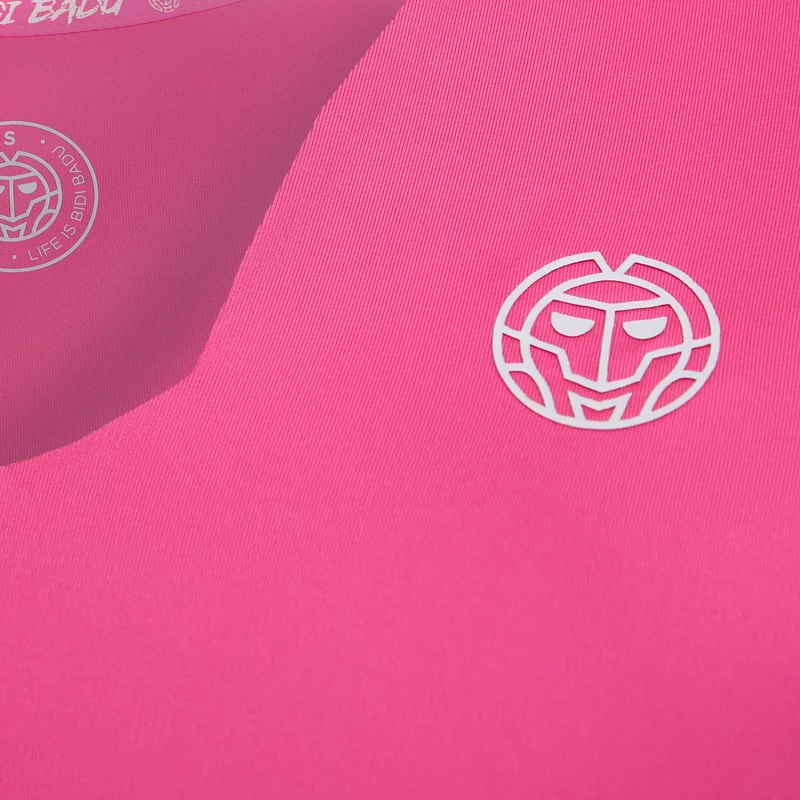 Bella 2.0 Tech V-Neck T-Shirt Damen-Pink,Weiß