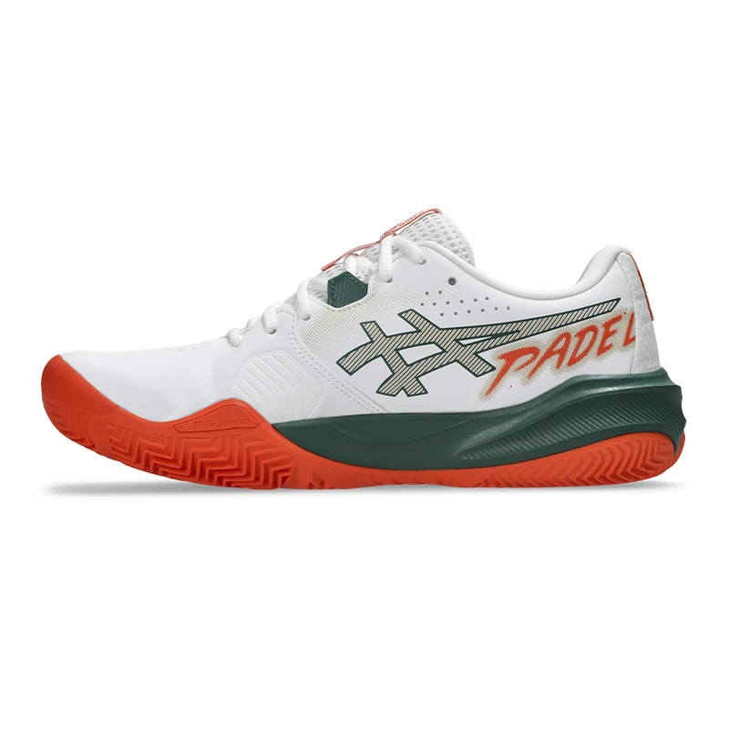 ASICS GEL CHALLENGER 15 Padel White/Orange FW26 (Zapatillas)