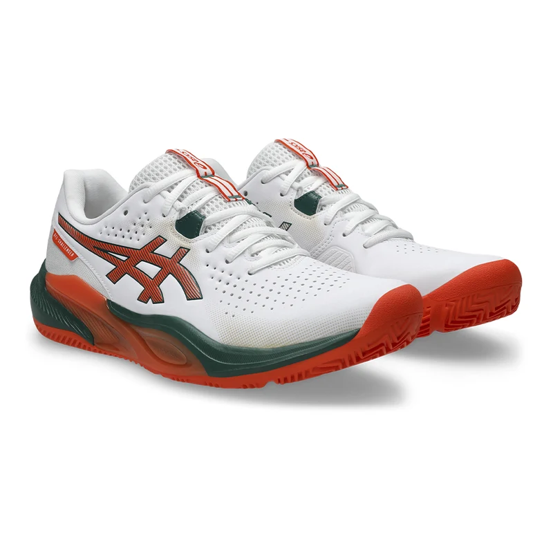 ASICS GEL CHALLENGER 15 Padel White/Orange FW26 (Zapatillas)