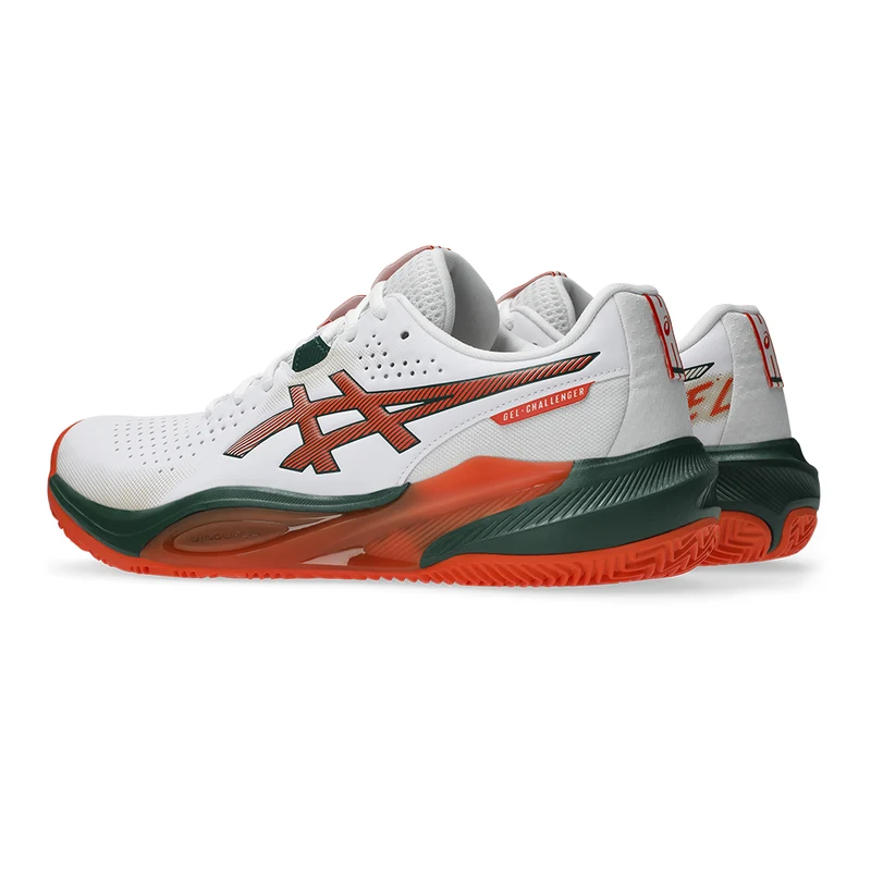 ASICS GEL CHALLENGER 15 Padel White/Orange FW26 (Zapatillas)