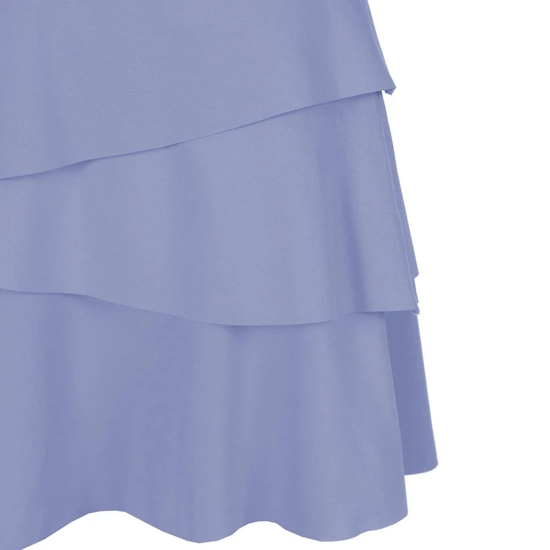 Glow Flounce Kleid Mädchen - blau