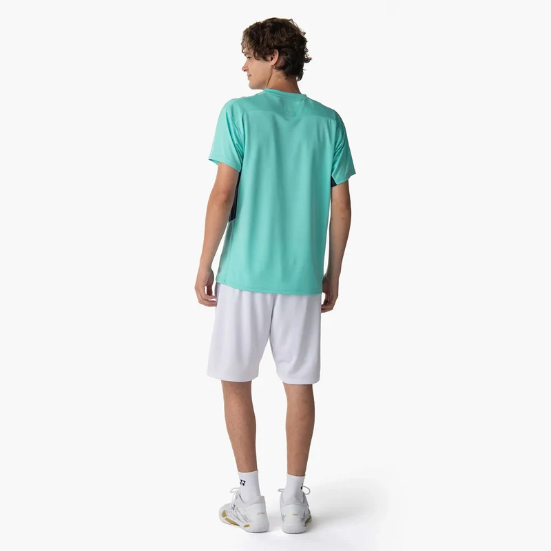 Crew Neck T-Shirt Herren - mint, dunkelblau