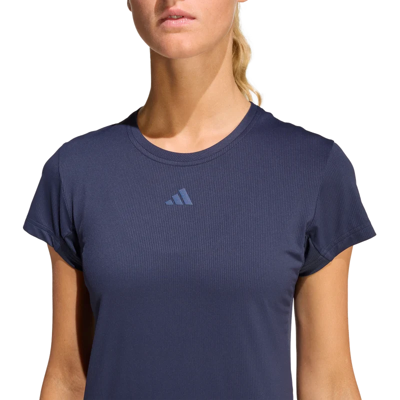 Adidas Freelift Tee (Ladies)- Navy