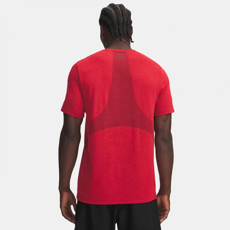 Vanish Seamless T-Shirt Herren - rot, schwarz