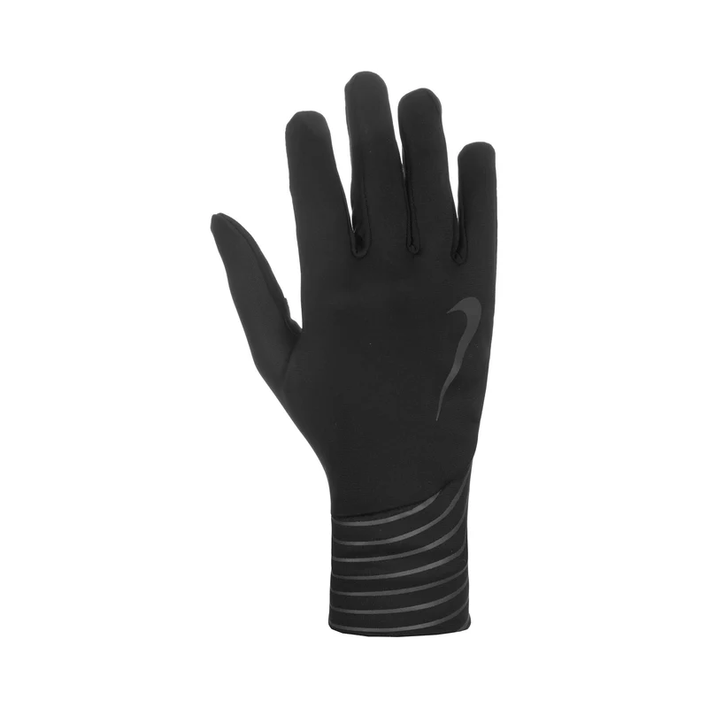 Pacer Lightweight Reflective Laufhandschuhe Damen - schwarz, schwarz