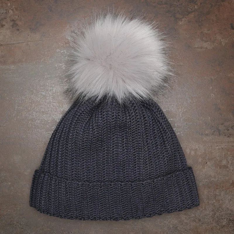 Pompom - grau, small/10 cm