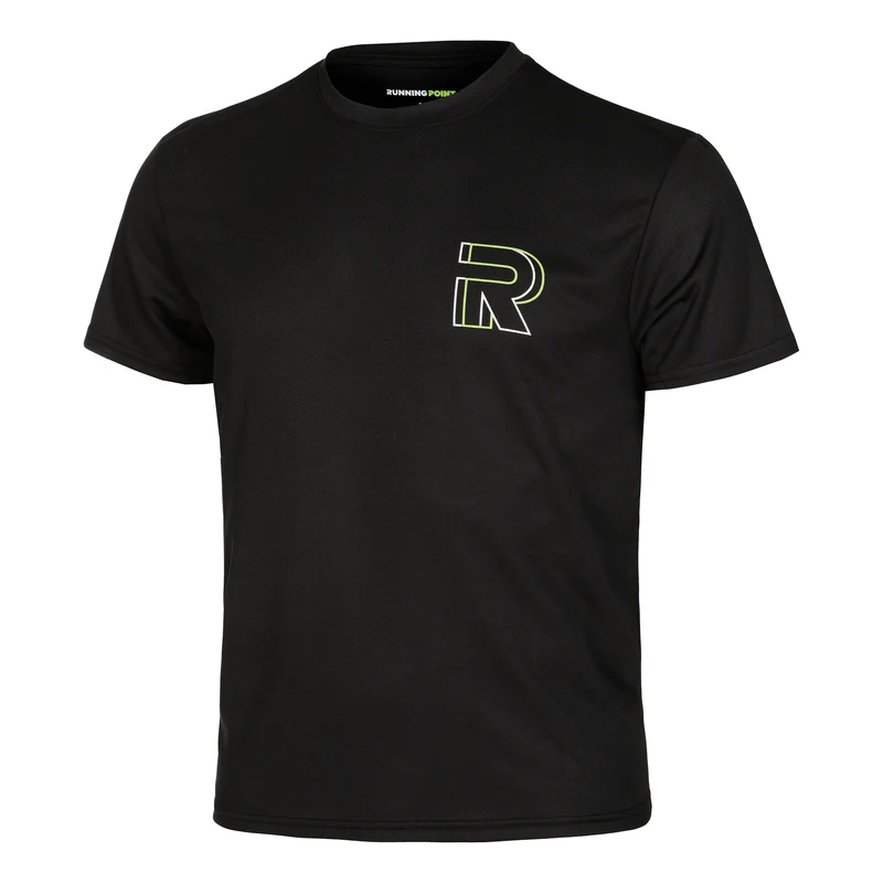 Basic Laufshirt Herren-Schwarz