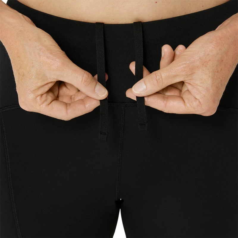Road High Waist Lauftight Damen-schwarz
