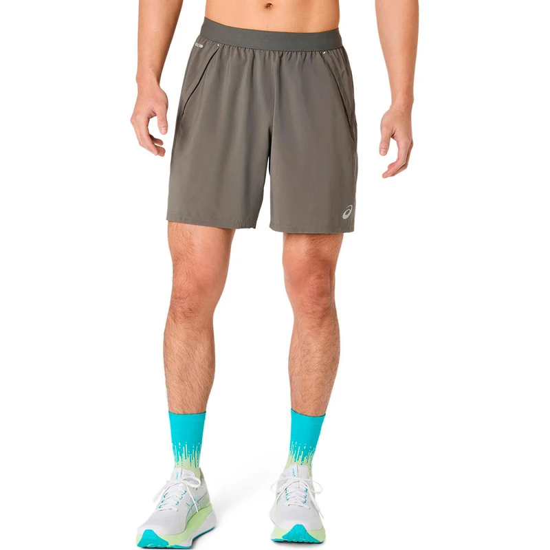 Road 2in1 7In Laufshorts Herren - grau