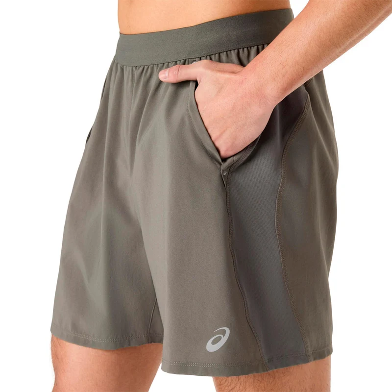 Road 2in1 7In Laufshorts Herren - grau